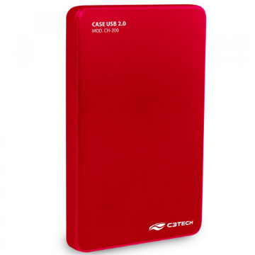 Mostrar detalhes de Gaveta P/ Hdd Ext 2.5" C3tech 2.0 Ch-200rd Usb Vermelha Imagem de Gaveta P/ Hdd Ext 2.5" C3tech 2.0 Ch-200rd Usb Vermelha