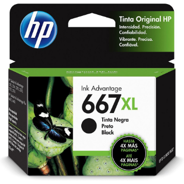 Mostrar detalhes de Cartucho Hp 3ym81ab 667xl Preto Imagem de Cartucho Hp 3ym81ab 667xl Preto