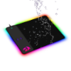 Imagem de Mousepad Gamer Redragon Crater Qi Wireless Rgb Preto  - P028