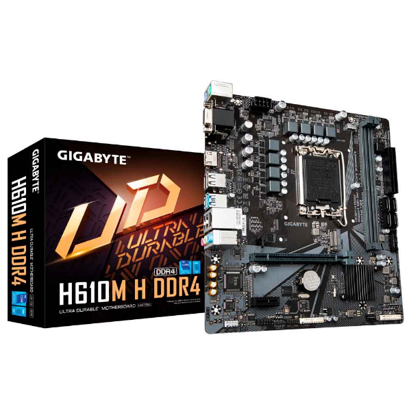 Imagem de Placa Mae Gigabyte H610m H, Ddr4, Lga1700, Micro Atx