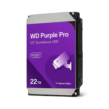 Mostrar detalhes de HD WD Purple Pro Surveillance 22TB 3.5" - WD221PURP Imagem de HD WD Purple Pro Surveillance 22TB 3.5" - WD221PURP