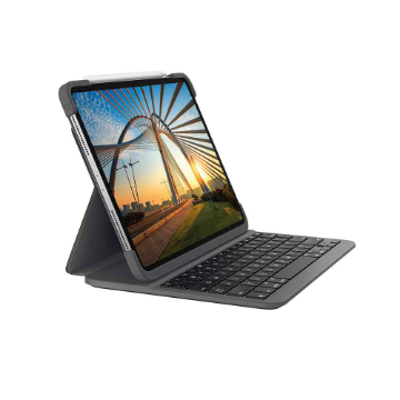 Mostrar detalhes de Capa Com Teclado Logitech Slim Folio Pro Para Ipad Pro 12.9" 3ª E 4ª Geracao - 920-009703 Imagem de Capa Com Teclado Logitech Slim Folio Pro Para Ipad Pro 12.9" 3ª E 4ª Geracao - 920-009703