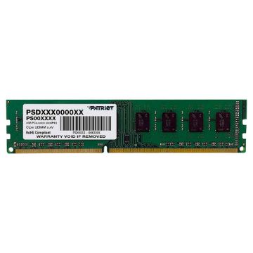 Mostrar detalhes de Memoria Patriot 4gb Ddr3 1600mhz 1.5v Signature - Desktop - Psd34g160081 Imagem de Memoria Patriot 4gb Ddr3 1600mhz 1.5v Signature - Desktop - Psd34g160081