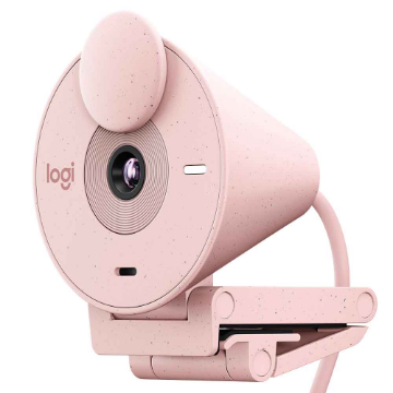 Mostrar detalhes de Webcam Full Hd Logitech Brio 300 - Rosa - 960-001446 Imagem de Webcam Full Hd Logitech Brio 300 - Rosa - 960-001446