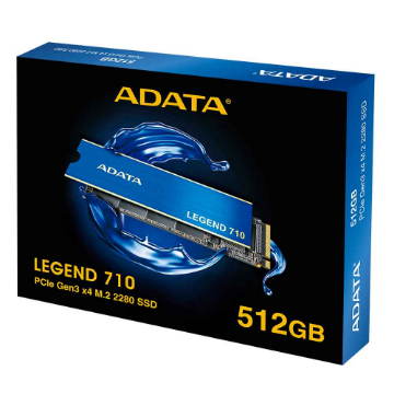 Mostrar detalhes de Ssd Adata Legend 710, 512gb, M.2 2280, Pcie Gen3 X4, Nvme 1.4 - Aleg-710-512gcs Imagem de Ssd Adata Legend 710, 512gb, M.2 2280, Pcie Gen3 X4, Nvme 1.4 - Aleg-710-512gcs