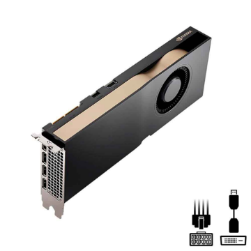 Mostrar detalhes de Placa de Video PNY Nvidia Quadro RTX A4500, 20GB, GDDR6, 320bits - VCNRTXA4500-PB Imagem de Placa de Video PNY Nvidia Quadro RTX A4500, 20GB, GDDR6, 320bits - VCNRTXA4500-PB