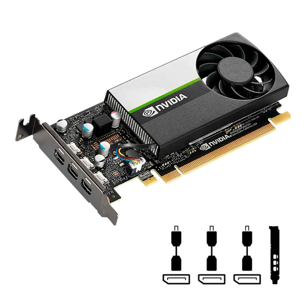 Imagem de Placa de Video PNY Nvidia Quadro Turing T400, 4GB, GDDR6, 64bits - VCNT4004GB-PB