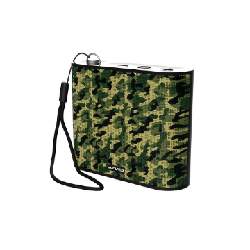 Mostrar detalhes de CAIXA DE SOM BLUETOOTH WAVEONE  POCKET CAMUFLADA Imagem de CAIXA DE SOM BLUETOOTH WAVEONE  POCKET CAMUFLADA