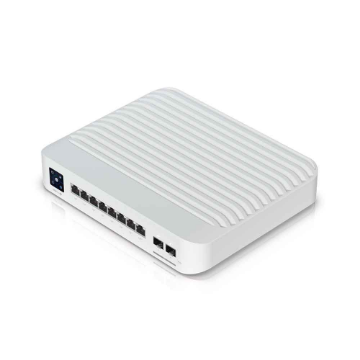 Mostrar detalhes de Switch Gerenciável Ubiquiti Pro 8 PoE, L3, 6P GbE PoE+, 2P GbE PoE++, 2P SFP+ 10G - USW-PRO-8-POE Imagem de Switch Gerenciável Ubiquiti Pro 8 PoE, L3, 6P GbE PoE+, 2P GbE PoE++, 2P SFP+ 10G - USW-PRO-8-POE
