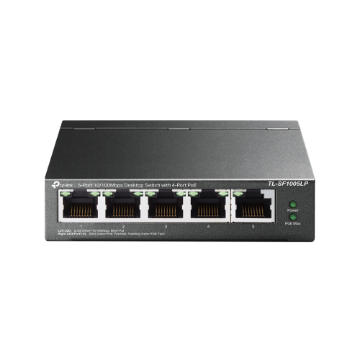 Mostrar detalhes de Switch 5p 10-100 Tplink Tlsf1005lp Mesa Fast Ethernet 4p Imagem de Switch 5p 10-100 Tplink Tlsf1005lp Mesa Fast Ethernet 4p
