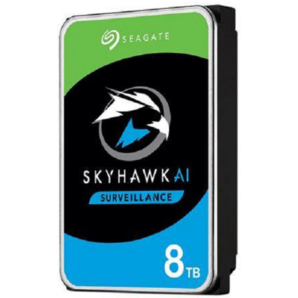 Imagem de Hd Seagate Surveillance Skyhawk Ai 8tb 3,5" Cache 256mb 7200rpm Sata St8000ve001