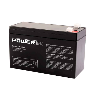 Mostrar detalhes de Bateria 12v 9ah - En015 - Powertek Imagem de Bateria 12v 9ah - En015 - Powertek