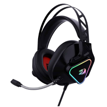Mostrar detalhes de Headset Gamer Redragon Rgb Cadmus Preto H370 Imagem de Headset Gamer Redragon Rgb Cadmus Preto H370
