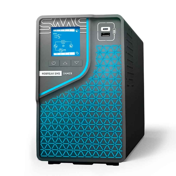Imagem de Nobreak Sms Gamer 2000va/1400w Senoidal Interativo Ent 115/ 220v Sai 115/ 220v - 29601