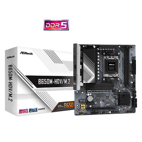 Imagem de PLACA MAE (AMD) ASROCK B650M-HDV/M.2 DDR5 AM5