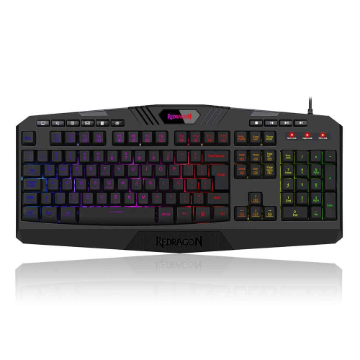 TECLADO REDRAGON MEMBRANA GAMER HARPE 2 RGB PRETO K503RGB