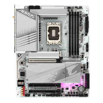Mostrar detalhes de Placa Mae Gigabyte Z790 Aorus Elite AX Ice R1.0, DDR5, LGA1700, ATX Imagem de Placa Mae Gigabyte Z790 Aorus Elite AX Ice R1.0, DDR5, LGA1700, ATX