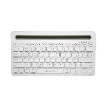Mostrar detalhes de Teclado Sem Fio C3Tech K-BT100, Bluetooth, ABNT2 - Branco - K-BT100WH Imagem de Teclado Sem Fio C3Tech K-BT100, Bluetooth, ABNT2 - Branco - K-BT100WH