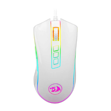 Mostrar detalhes de MOUSE GAMER REDRAGON COBRA FPS RGB LUNAR WHITE M711W-FPS Imagem de MOUSE GAMER REDRAGON COBRA FPS RGB LUNAR WHITE M711W-FPS