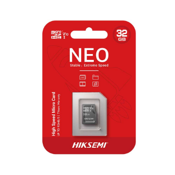 Mostrar detalhes de Cartao de Memoria microSD Hiksemi NEO HS-TF-C1, 32GB, MicroSDHC - HS-TF-C1/32G Imagem de Cartao de Memoria microSD Hiksemi NEO HS-TF-C1, 32GB, MicroSDHC - HS-TF-C1/32G
