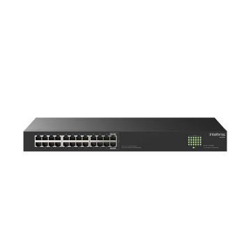 Mostrar detalhes de Switch Intelbras S1124G, 24P Gigabit Ethernet - 4760115 Imagem de Switch Intelbras S1124G, 24P Gigabit Ethernet - 4760115