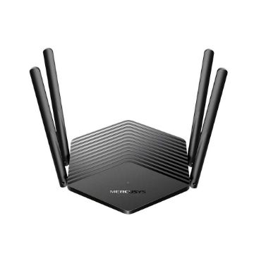 Mostrar detalhes de Roteador Mercusys MR80X, AX3000, Wi-Fi 6, Dual Band, EasyMesh - MCS0048 Imagem de Roteador Mercusys MR80X, AX3000, Wi-Fi 6, Dual Band, EasyMesh - MCS0048