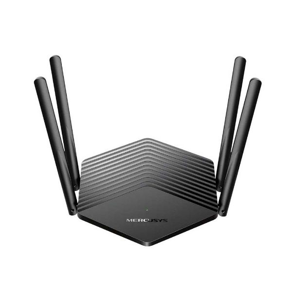 Imagem de Roteador Mercusys MR80X, AX3000, Wi-Fi 6, Dual Band, EasyMesh - MCS0048