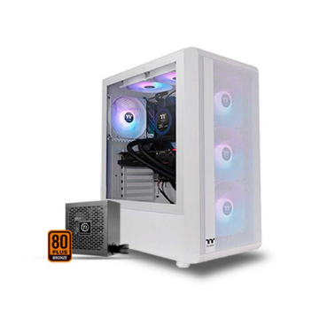 Mostrar detalhes de GABINETE GAMER THERMALTAKE S200TG ARGB MID T. TGLASS SNOW C/ FONTE  650W - CA-3X2-65M6WZ-00 Imagem de GABINETE GAMER THERMALTAKE S200TG ARGB MID T. TGLASS SNOW C/ FONTE  650W - CA-3X2-65M6WZ-00