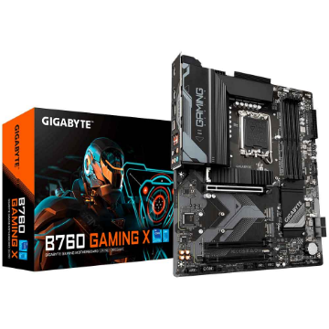 Mostrar detalhes de Placa Mãe Gigabyte B760 GAMING X (rev. 1.0), DDR5, LGA1700, ATX Imagem de Placa Mãe Gigabyte B760 GAMING X (rev. 1.0), DDR5, LGA1700, ATX