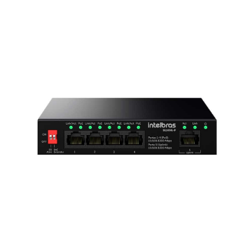 Mostrar detalhes de Switch Intelbras S1105G-P, 4P Gigabit PoE, 1P Uplink - 4760130 Imagem de Switch Intelbras S1105G-P, 4P Gigabit PoE, 1P Uplink - 4760130