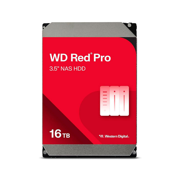 Imagem de HD WD Red PRO NAS, 16TB, 3.5", 7200RPM, 512MB, SATA 6GB/s - WD161KFGX
