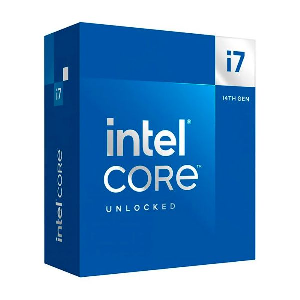 Imagem de Processador Intel Core i7-14700K, Turbo ate 5.6GHz, 20-Cores, 28-Threads, 33MB Cache, LGA1700 - BX8071514700K