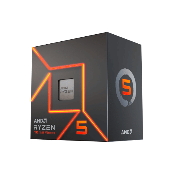 Imagem de Processador Amd Ryzen 5 7600 4.0ghz (5.2ghz Turbo), 6-Core, 12-Threads, 38mb Cache, Am5  - 100-100001015box