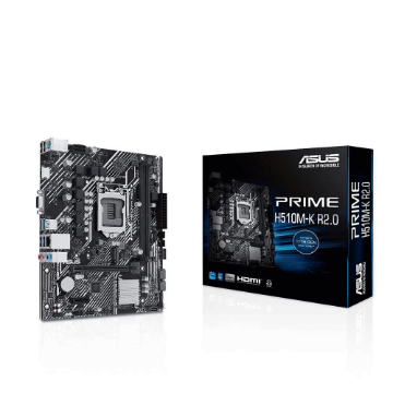 Mostrar detalhes de Placa Mae Asus Prime H510M-K R2.0, DDR4, LGA1200, Micro ATX Imagem de Placa Mae Asus Prime H510M-K R2.0, DDR4, LGA1200, Micro ATX