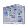Imagem de GABINETE GAMER K-MEX AQUARIO CG-W1AG CURVA BRANCO MICRO ATX SEM FAN