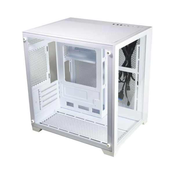 Imagem de GABINETE GAMER K-MEX AQUARIO CG-W415 BRANCO MICRO ATX SEM FAN