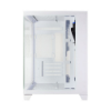 Imagem de GABINETE GAMER K-MEX AQUARIO CG-W405 BRANCO MICRO ATX COM FAN