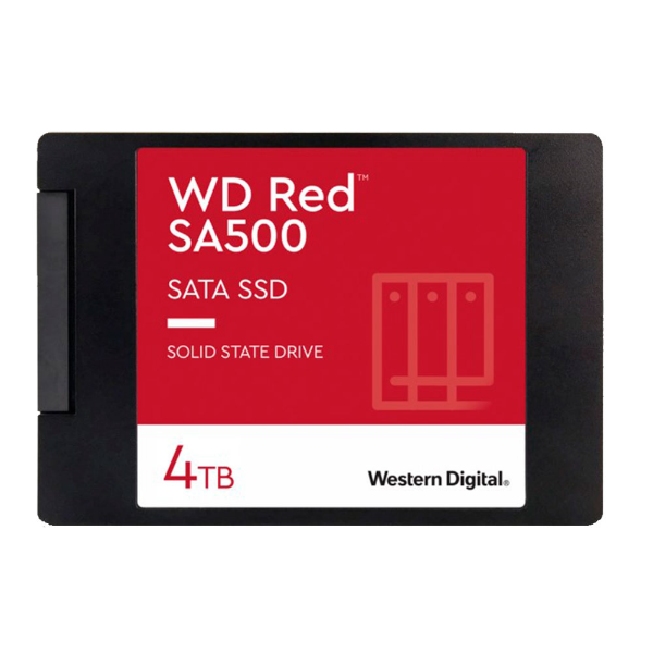 Imagem de SSD WD RED NAS SA500 4TB 2,5" 7MM SATA  3 - WDS400T2R0A