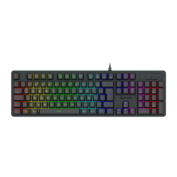Imagem de TECLADO REDRAGON MEMBRANA GAMER NETHERBANE PRETO RAIMBOW K521-R PT