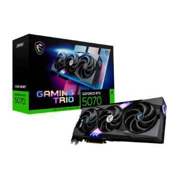 Hd Store PLACA DE VIDEO MSI GEFORCE RTX 5070 GAMING TRIO OC 12GB GDDR7 192BITS 912-V532-019 image