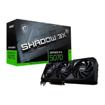 Hd Store PLACA DE VIDEO MSI GEFORCE RTX 5070 SHADOW 3X OC 12GB GDDR7 192BITS 912-V532-008 image
