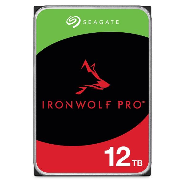 Imagem de HD SEAGATE IRONWOLF PRO NAS 12TB 256MB 7200RPM ST12000NT001