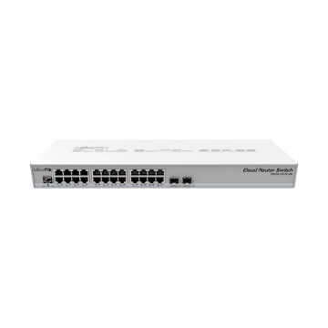 Mostrar detalhes de CLOUD ROUTER SWITCH CRS326-24G-2S+RM 24 PORTAS GIGABIT E 2 SFP+  - MIKROTIK Imagem de CLOUD ROUTER SWITCH CRS326-24G-2S+RM 24 PORTAS GIGABIT E 2 SFP+  - MIKROTIK