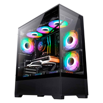 Mostrar detalhes de GABINETE GAMER GAMEMAX VISTA MID TOWER ATX PRETO - X214100901970 Imagem de GABINETE GAMER GAMEMAX VISTA MID TOWER ATX PRETO - X214100901970
