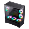 Imagem de GABINETE GAMER GAMEMAX VISTA MID TOWER ATX PRETO - X214100901970