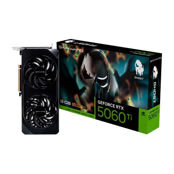 Imagem de PLACA DE VIDEO GAINWARD GEFORCE RTX 5060 TI GHOST OC 8GB GDDR7 128BITS NE7506TT19P1-GB2062B
