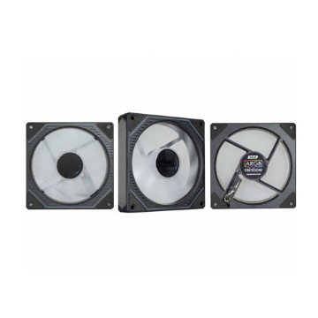 Mostrar detalhes de KIT COOLER K-MEX ARGB AAUA  INFINITY3D 3 COOLERS 120 MM COM CONTROLADORA Imagem de KIT COOLER K-MEX ARGB AAUA  INFINITY3D 3 COOLERS 120 MM COM CONTROLADORA