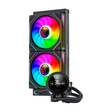 Mostrar detalhes de WATER COOLER GAMEMAX ICEBURG 240 BLACK ARGB  - ICEBURG240DBK Imagem de WATER COOLER GAMEMAX ICEBURG 240 BLACK ARGB  - ICEBURG240DBK