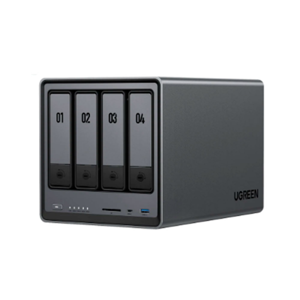 Imagem de STORAGE NAS UGREEN TORRE S/HD 4 BAIAS INTEL PENTIUM GOLD 8505 LAN 10GBE + 2.5GB - DXP4800 PLUS