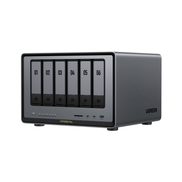 Imagem de STORAGE NAS UGREEN TORRE S/HD 6 BAIAS INTEL I5 1235U + 2P LAN 10GBE - DXP6800 Pro